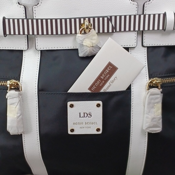 henri bendel Handbags - Henri Bendel Jetsetter Convertible Backpack Centennial Stripe NEW
